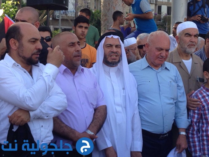 مشاركة واسعة في المظاهرة العربية القطرية ضد هدم البيوت
